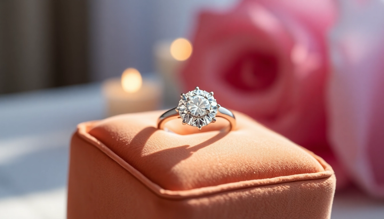 Admire this exquisite 2 carat engagement ring with a brilliant round diamond setting crafted for timeless elegance.