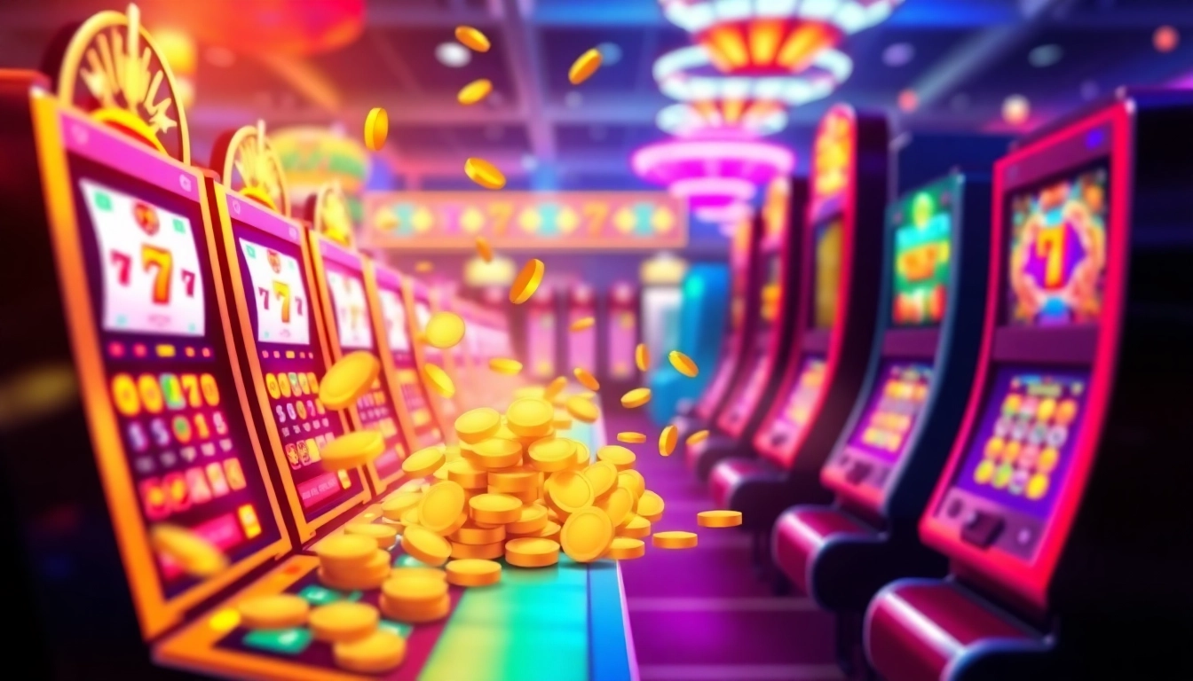 Experience the thrill of slot bet kecil with vibrant slot machines and exciting coin wins!