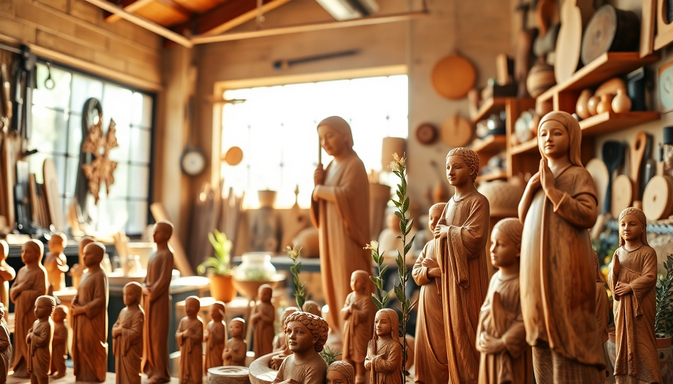 Artistry and Tradition of Olive Wood Carvings from the Holy Land